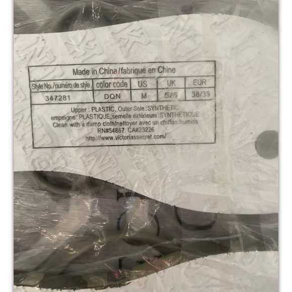 Victorias Secret PINK FLIP FLOPS M CAMO Camouflage NWT. - Picture 4 of 4